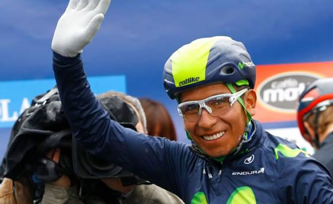 El ciclista colombiano Nairo Quintana. Foto: Twitter