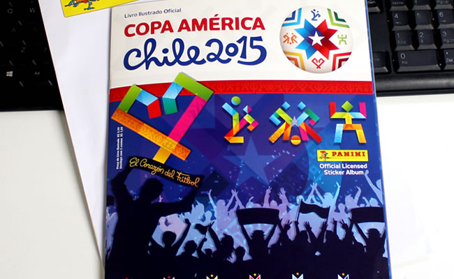 La Copa América Chile 2015 ya tiene su álbum. Foto: Twitter