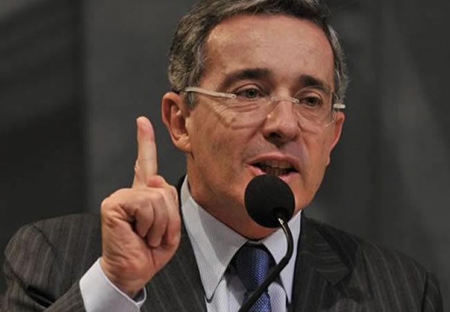 El senador y expresidente Álvaro Uribe. Foto: EFE