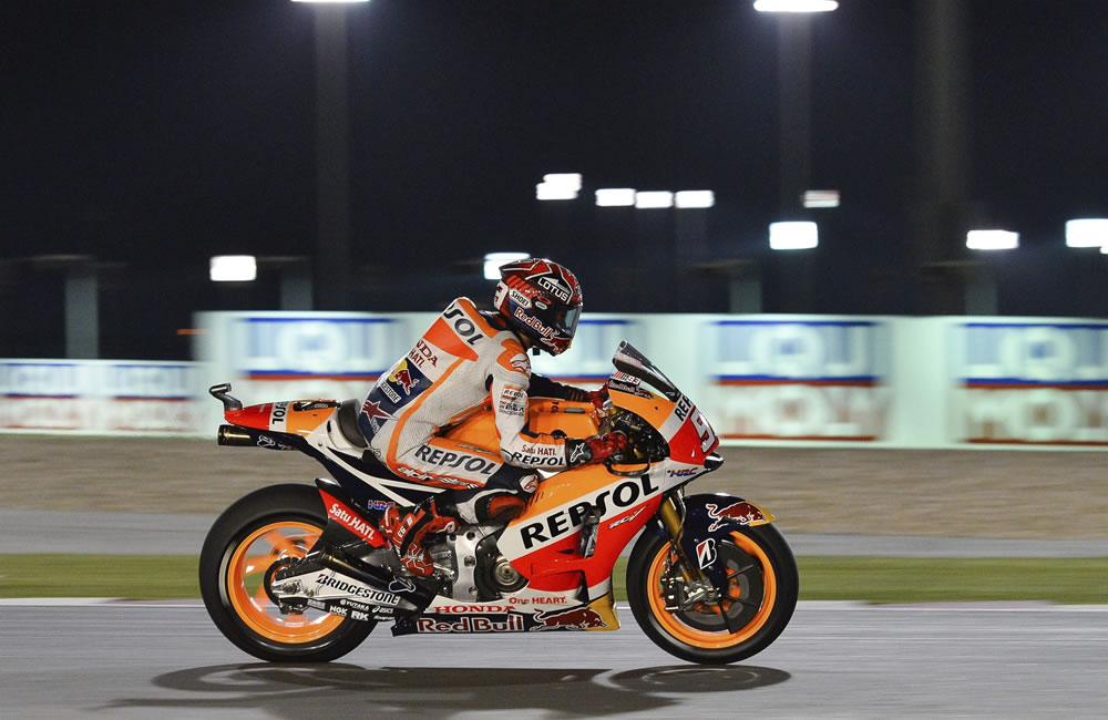 El piloto español de MotoGP Marc Márquez de Repsol Honda. Foto: EFE