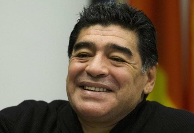 Maradona jugará por la paz en Bogotá. Foto: EFE