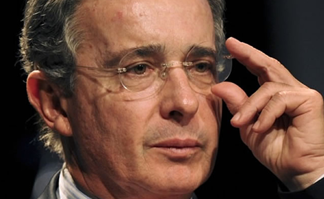 El expresidente y senador Álvaro Uribe. Foto: EFE