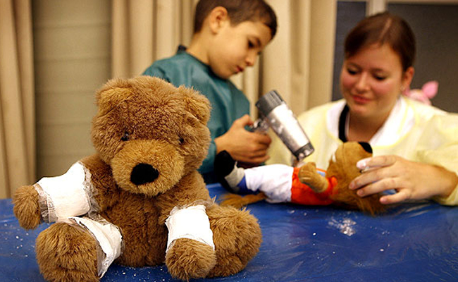 Con un oso de peluche se podrá detectar enfermedades. Foto: EFE