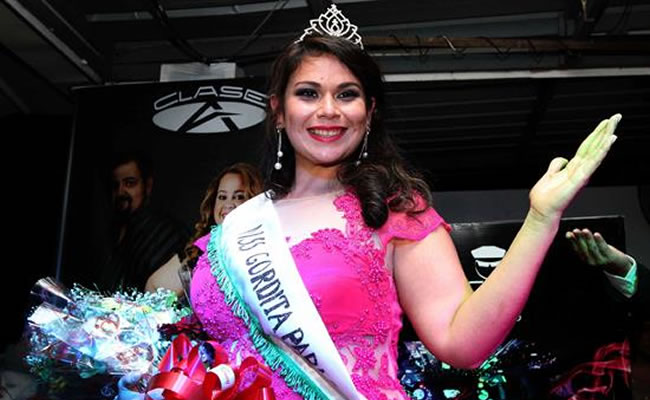 La premiación de 'Miss Gordita 2015' se celebró el 25 de abril de 2015. Foto: EFE
