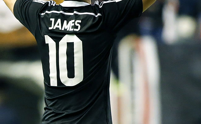 James Rodríguez y otros colombianos jugarán esta semana en sus respectivos clubes. Foto: EFE