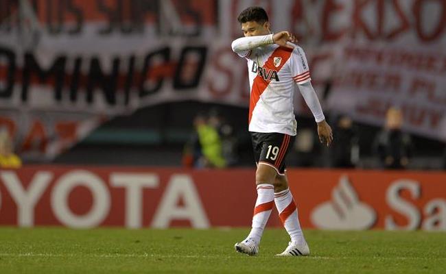 Teófilo Gutiérrez vio la roja directa en el minuto 88 de juego. Foto: EFE