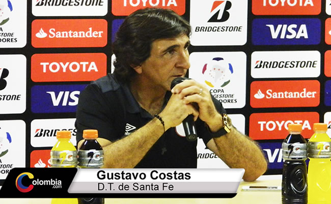 Gustavo Costas habló de la victoria del Independiente Santa fe ante Estudiantes de la Plata. Foto: Interlatin