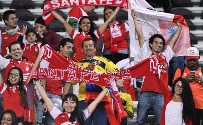 Santa Fe espera apoyo masivo en su partido de Libertadores. Foto: EFE