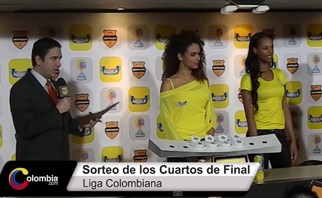 Esto fue lo que usted no vio del sorteo de la Liga Colombia. Foto: Interlatin
