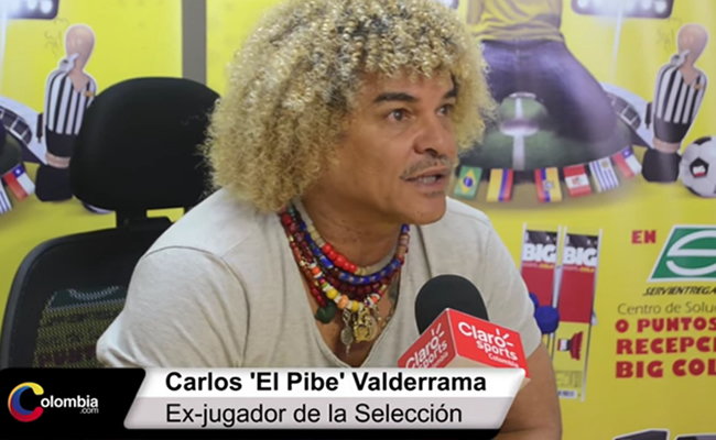 El Pibe Valderrama habló de la paz en Colombia. Foto: Interlatin
