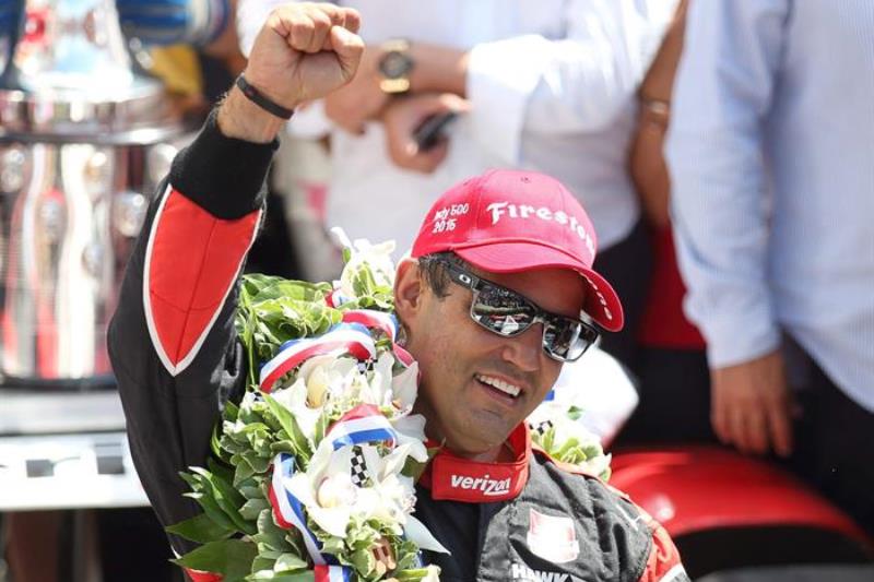 Juan Pablo Montoya ganó por segunda vez la ‘Indy 500’. Foto: EFE