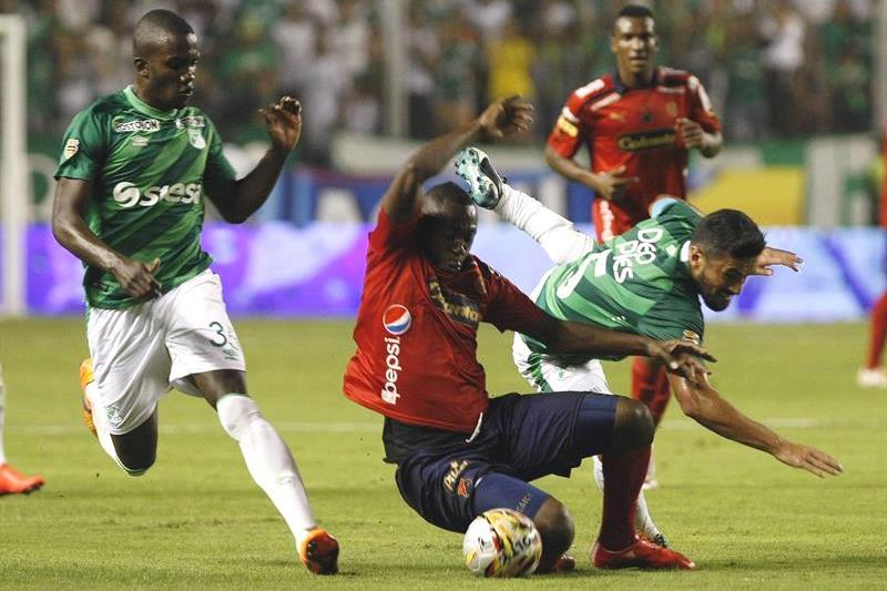 Cali se impuso 1-0 en la ida con gol de Hárold Preciado en el minuto 15. Foto: EFE