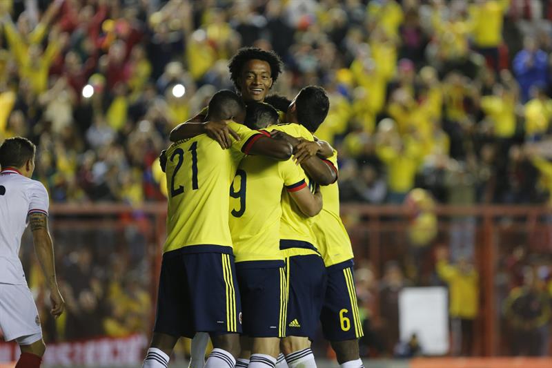 Colombia se impuso 1-0 sobre Costa Rica con gol de Falcao García. Foto: EFE