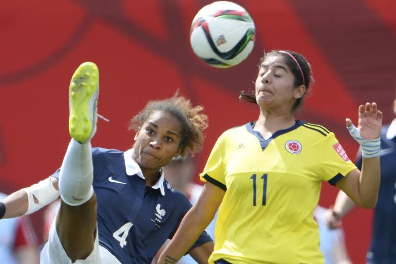 Colombia venció 2-0 a Francia con goles de Lady Andrade (19’) y Catalina Usme (90’). Foto: EFE
