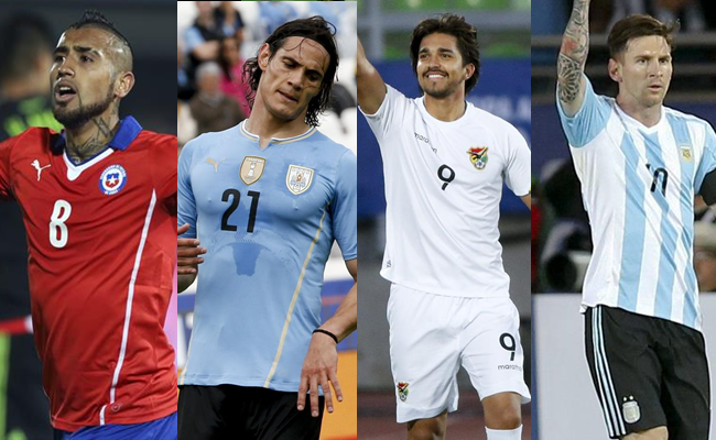 Chile, Uruguay, Bolivia y Argentina ya cuentan con un cupo el los cuartos de final de la Copa América 2015. Foto: EFE