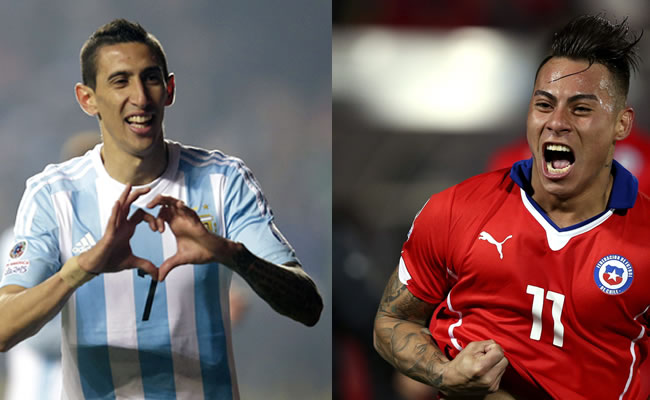 Final: Chile vs. Argentina. Foto: EFE