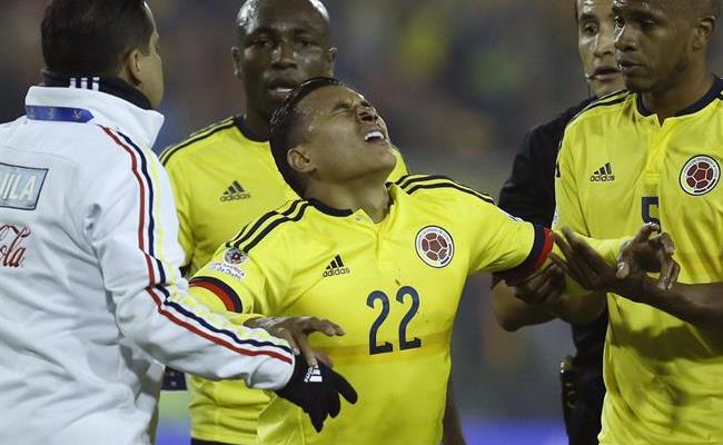 Jeison Murillo sufrió en la Copa América fractura de nariz. Foto: EFE