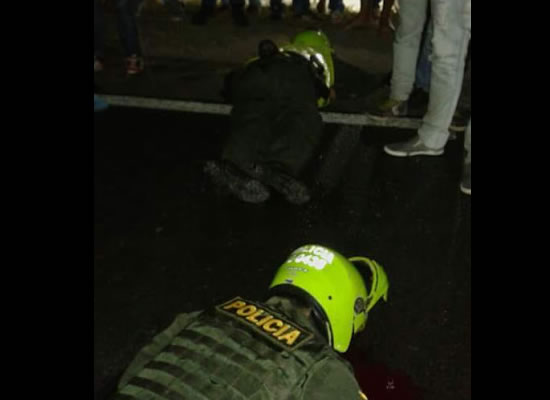 Policías asesinados en Ocaña, Santander. Foto: Interlatin