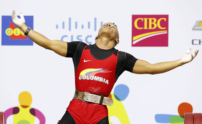 Luis Mosquera, atleta colombiano. Foto: EFE