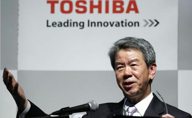 Presidente saliente de Toshiba Hisao Tanaka. Foto: EFE