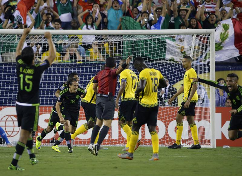 Vea en imágenes el encuentro Jamaica vs. México. Foto: EFE