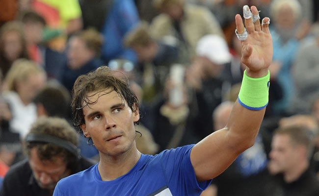 Rafael Nadal ganó en la primera ronda de Hamburgo. Foto: EFE