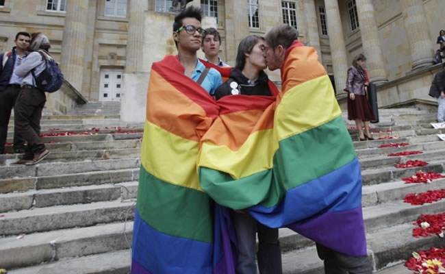 La comunidad LGBTI exige igualdad. Foto: EFE