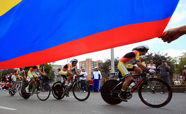 Wílmer Rodríguez gabó segunda etapa de la Vuelta a Colombia. Foto: EFE