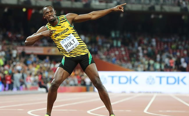 Bolt rompió el empate que mantenía con otra leyenda del atletismo. Foto: EFE