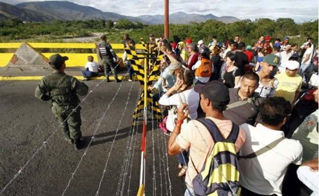 Se adoptan medidas por crisis en la frontera con Venezuela. Foto: EFE