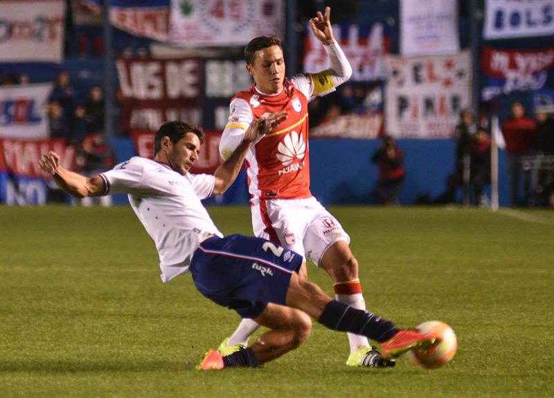 Santa Fe venció 0-2 a Nacional con goles de Wilson Morelo y Luis Manuel Seijas. Foto: EFE