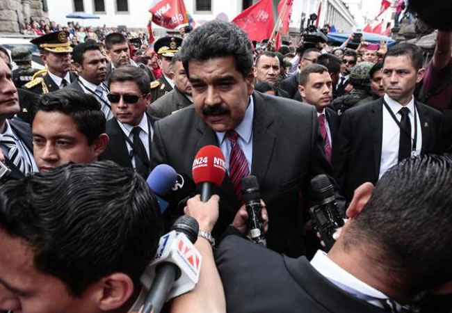 Presidente de Venezuela, Nicolás Maduro en Quito, Ecuador. Foto: EFE