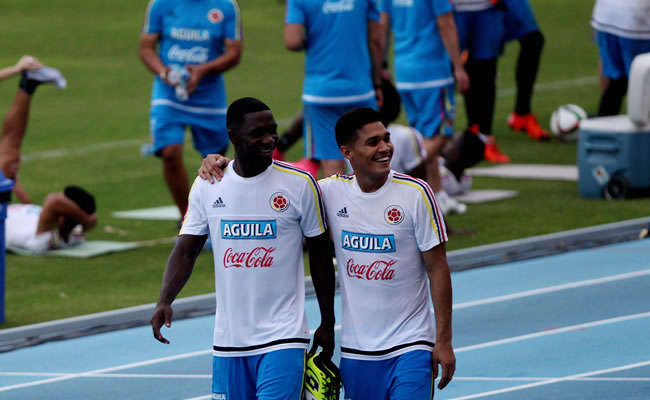 Entrenamiento de la Selección Colombia. Foto: EFE