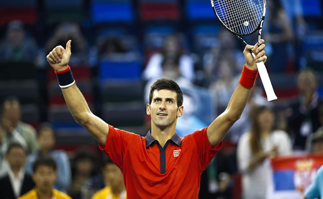 Novak Djokovic, Andy Murray y Rafael Nadal, consiguieron su paso a cuartos de final del Masters 1000 de Shanghái. Foto: EFE