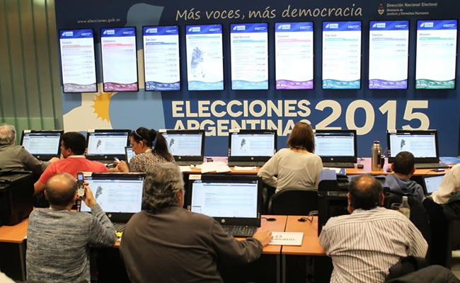 Elecciones presidenciales en Argentina 2015. Foto: EFE