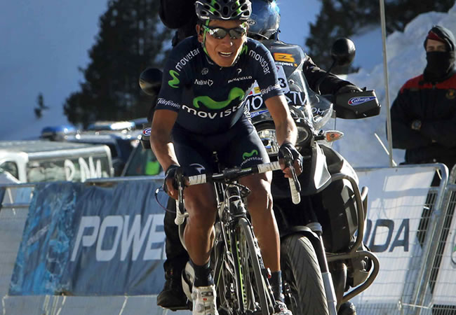 Nairo Quintana disputará en 2016 el Tour de Francia, los Juegos Olímpicos de Río de Janeiro y la Vuelta a España. Foto: EFE