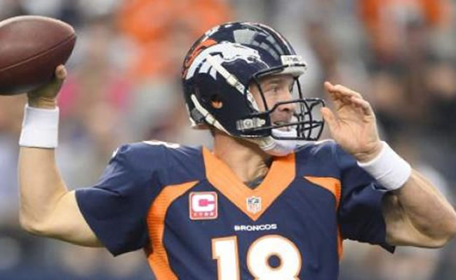 Peyton Manning estará fuera dos semanas más. Foto: EFE