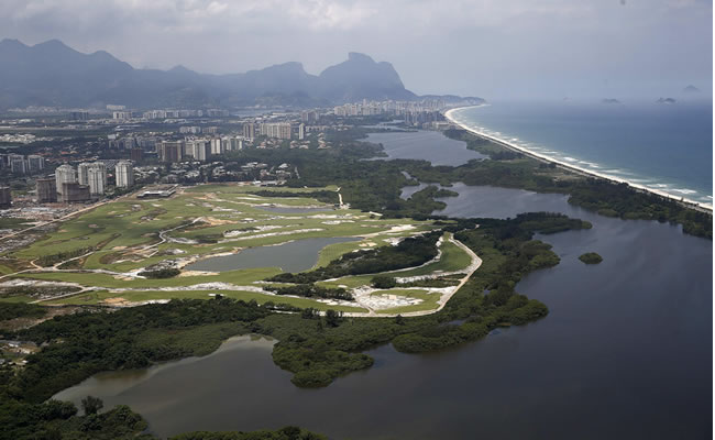 Inauguración del campo de golf para Río 2016. Foto: EFE