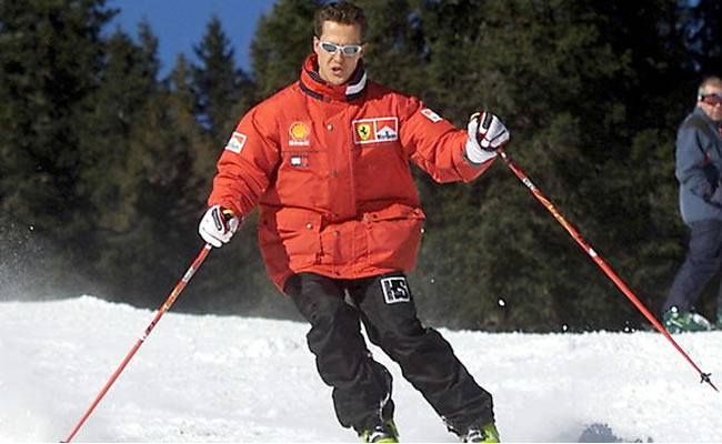 Michael sufrió el accidente mientras esquiaba en los Alpes franceses. Foto: EFE