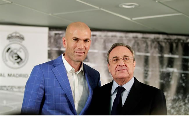 Zinedine Zidane, nuevo entrenador del Real Madrid. Foto: EFE