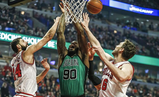 Chicago Bulls vs. Boston Celtics. Foto: EFE