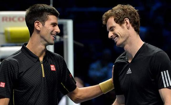 Novak Djokovic y Andy Murray. Foto: EFE