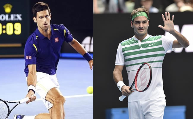 Novak Djokovic/Roger Federer. Foto: EFE
