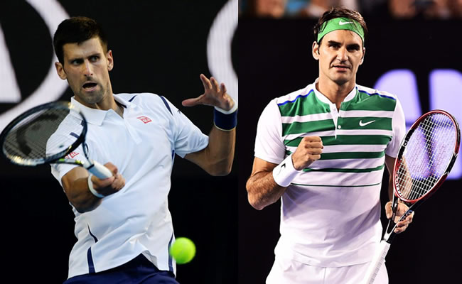 Novak Djokovic/Roger Federer. Foto: EFE