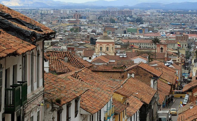 Barrio la Candelaria en Bogotá - Colombia. Foto: EFE