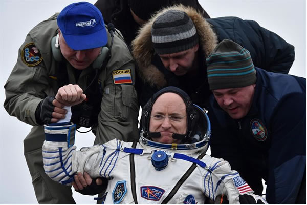 Astronauta Scott Kelly. Foto: EFE