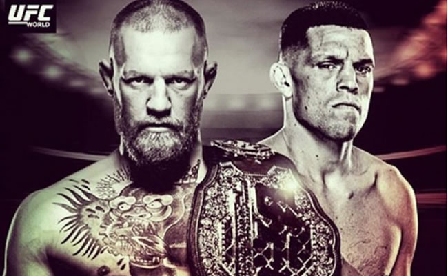 Conor McGregor vs. Nate Diaz. Foto: Instagram