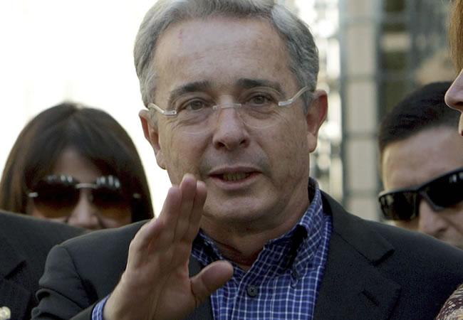Expresidente y Senador, Álvaro Uribe Vélez. Foto: EFE
