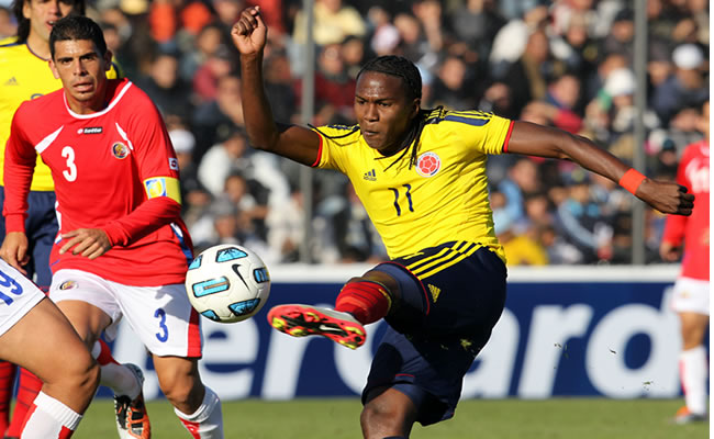 Hugo Rodallega con la Selección Colombia. Foto: Archivo. Foto: EFE