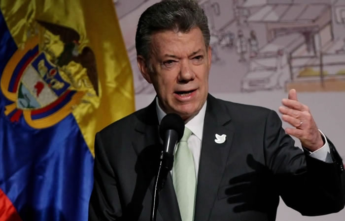 Presidente de Colombia, Juan Manuel Santos. Foto: EFE